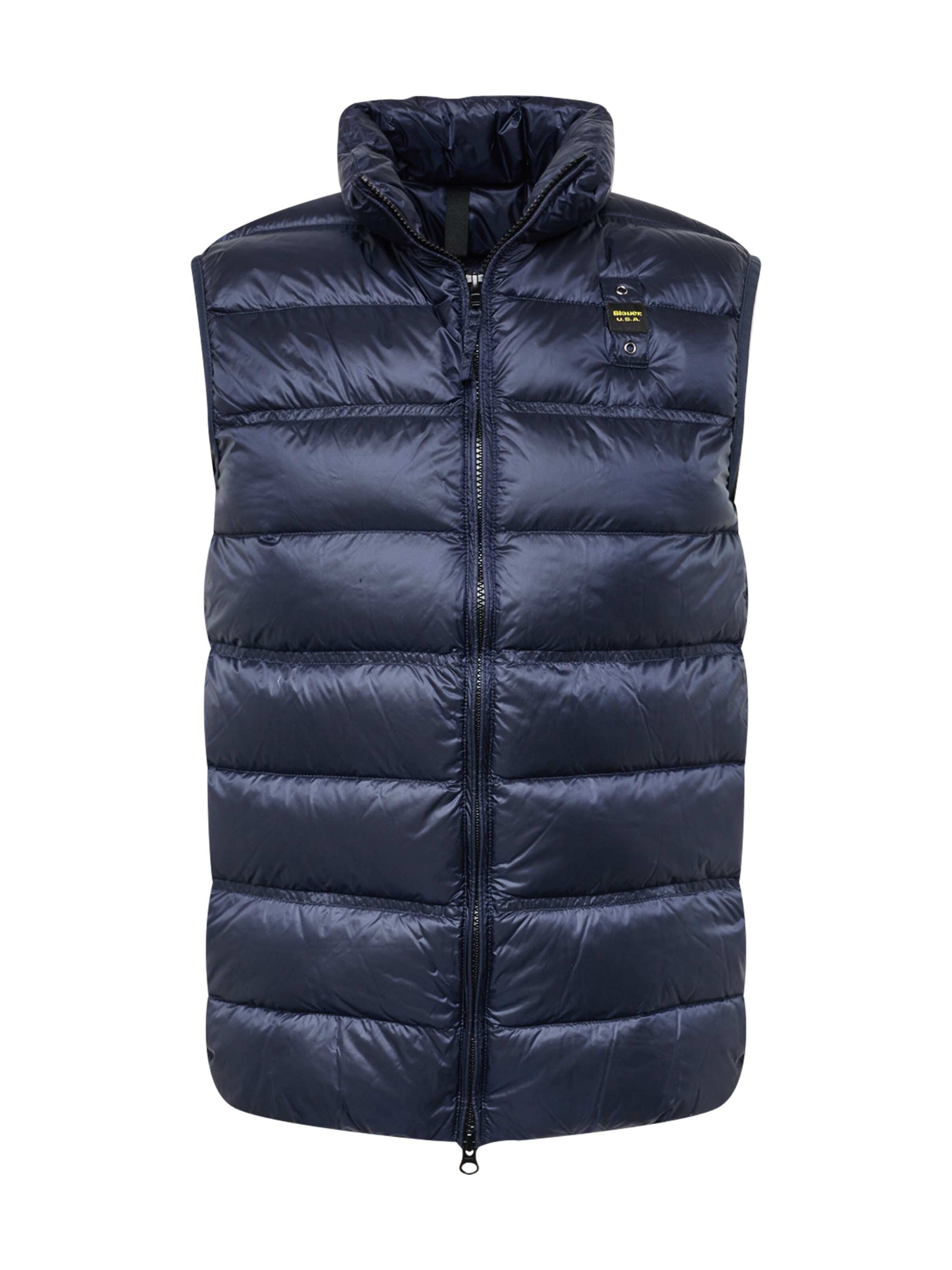 Blauer.USA - Bodywarmer 'Smanicati Imbottito Piuma' in de kleur Blauw