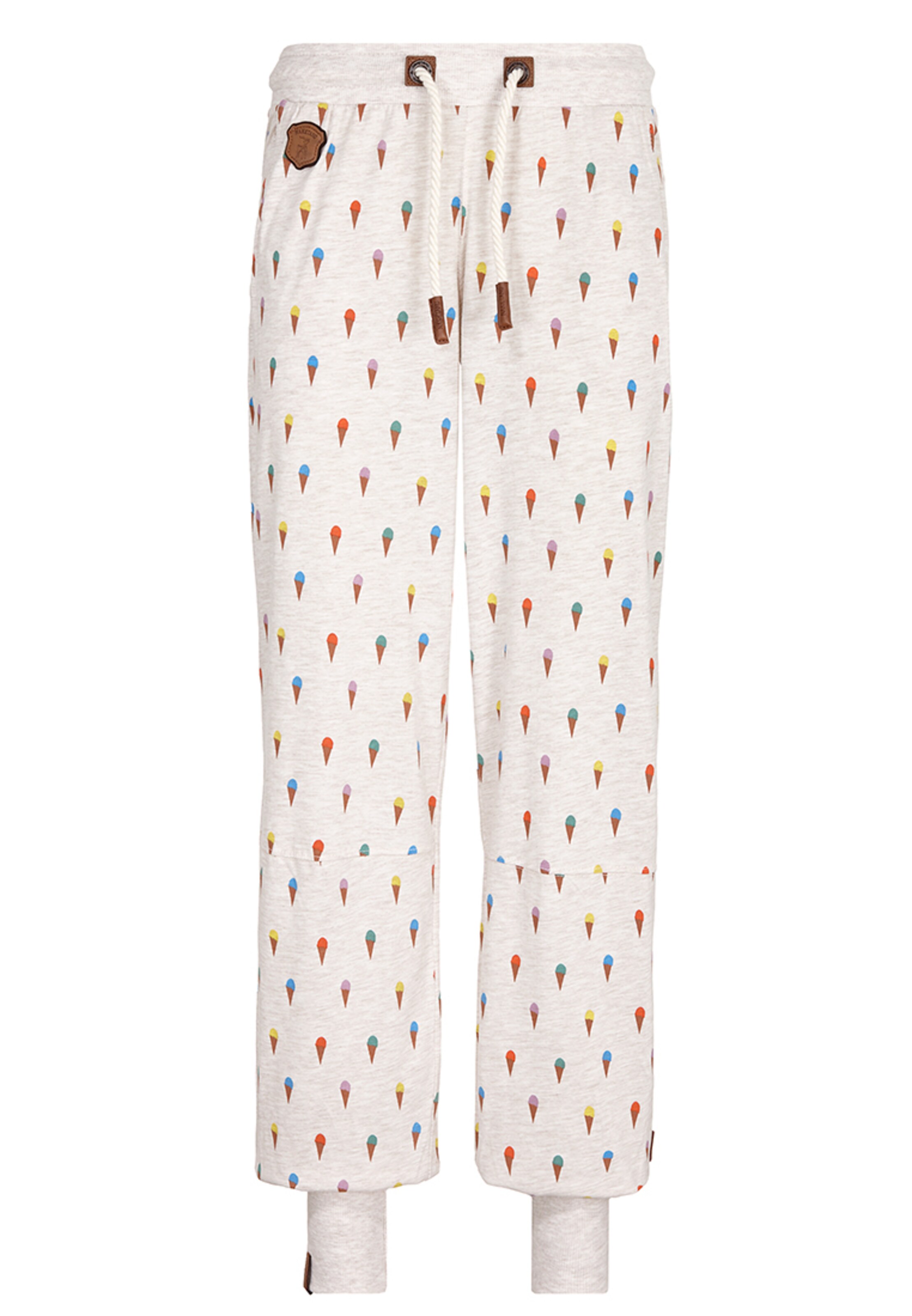 naketano Kalhoty - béžová / mix barev