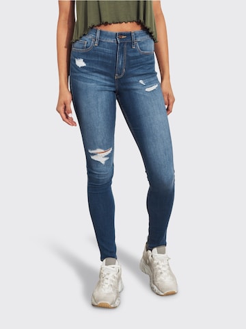 HOLLISTER Skinny Farkut 'BTS19-BRIGHT BLUE DEST HRSS 34 1CC' värissä sininen: edessä