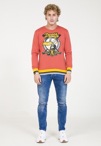 Sweat-shirt PLUS EIGHTEEN en rouge