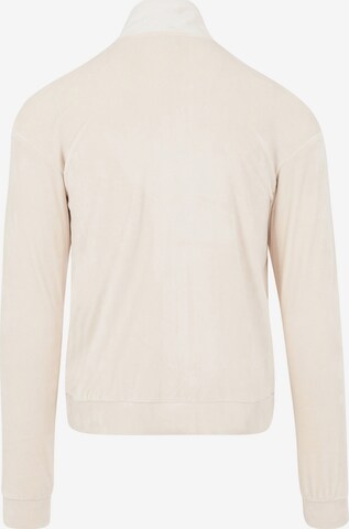 Urban Classics Regular fit Fleece Jacket in Beige