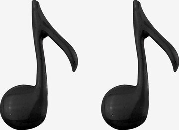 ELLI Earrings 'Note' in Black: front