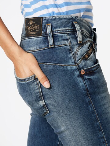 Herrlicher Slimfit Jeans 'Pearl Slim Denim Stretch' in Blauw
