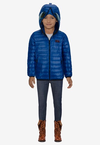 CIPO & BAXX Between-Season Jacket in Blue: front