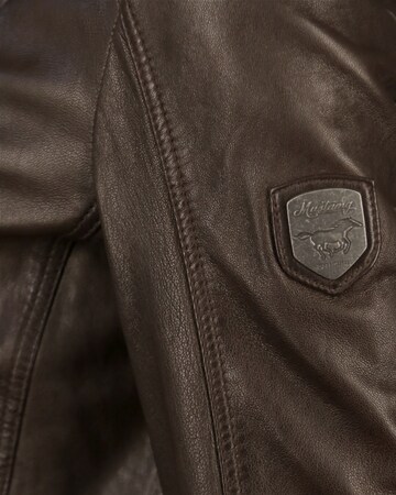 MUSTANG Lederjacke 'Osterley' in Braun