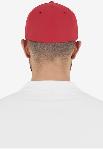 Cappello da baseball 'Panel' di Flexfit in rosso