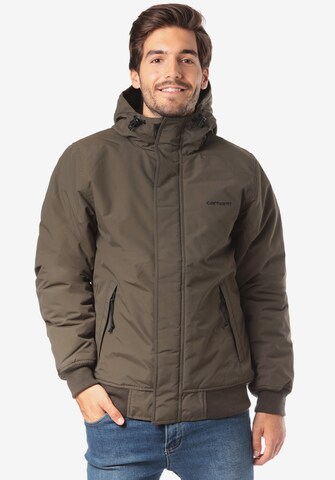 Carhartt WIP Winterjas 'Kodiak' in Bruin: voorkant