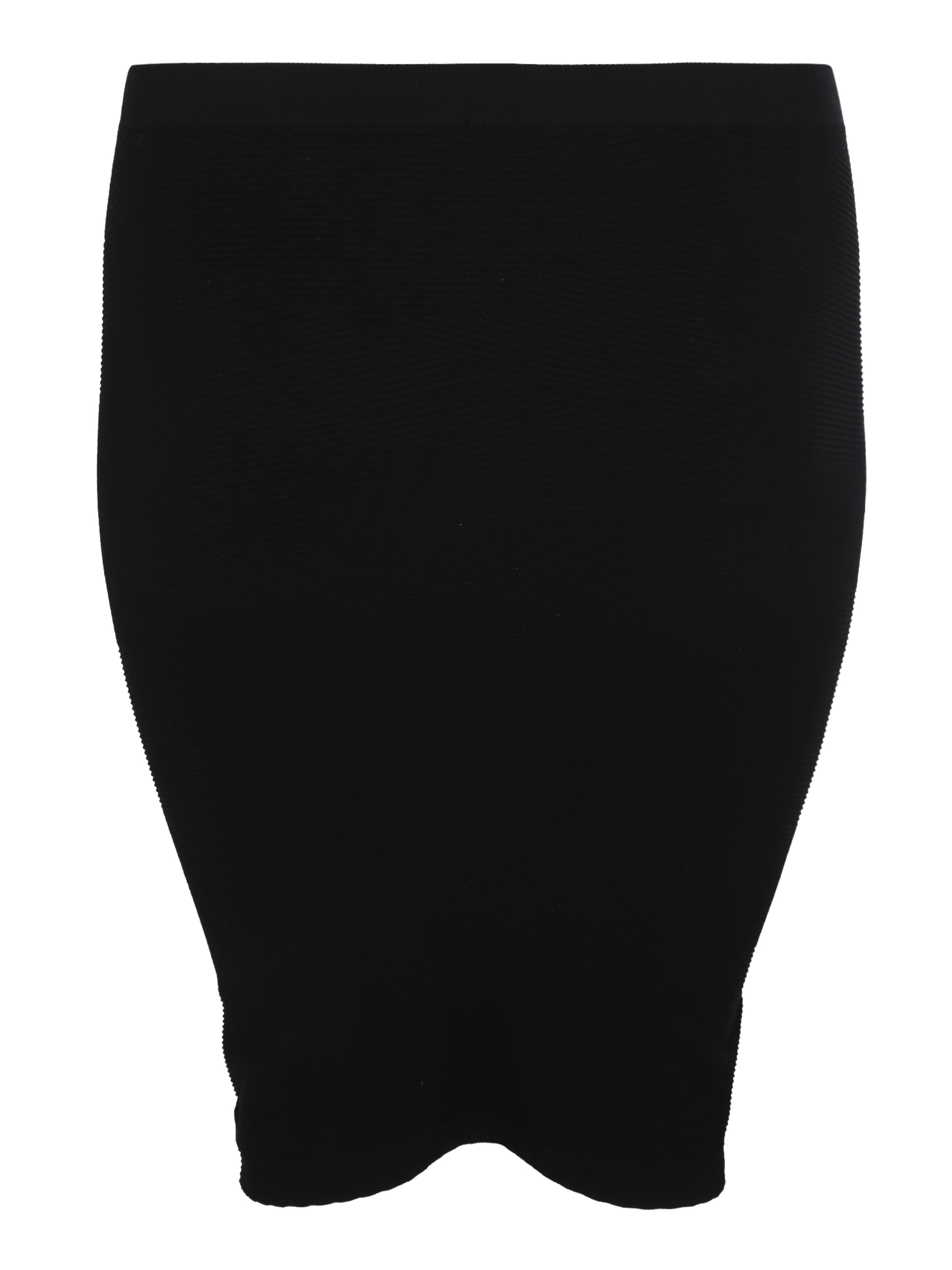 Zizzi - Rok 'Skirt,seamless Black' in de kleur Zwart