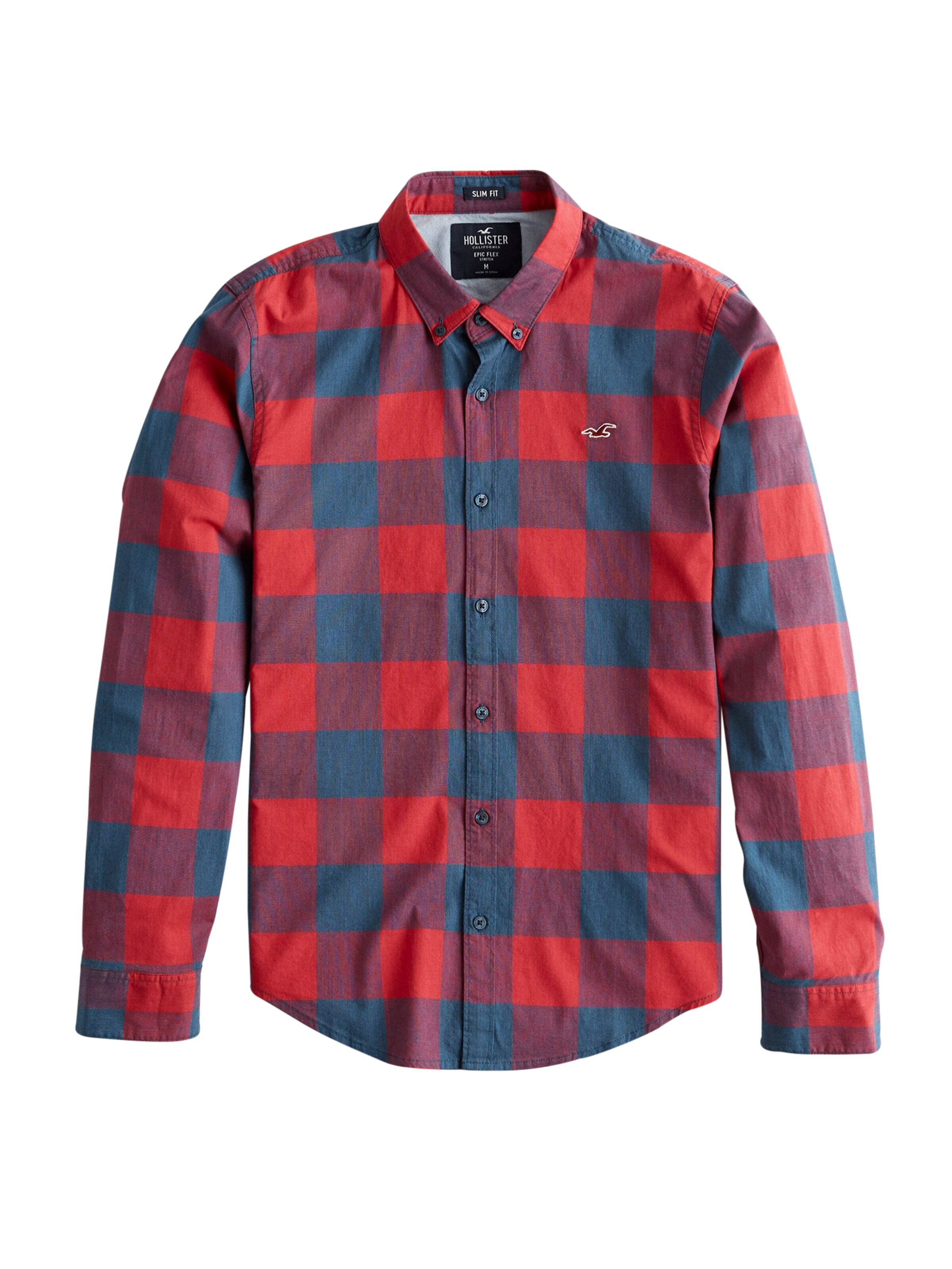 HOLLISTER - Overhemd in de kleur Blauw