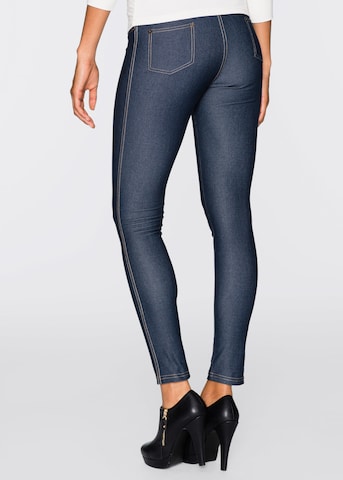 bonprix Skinny Leggings in Blau