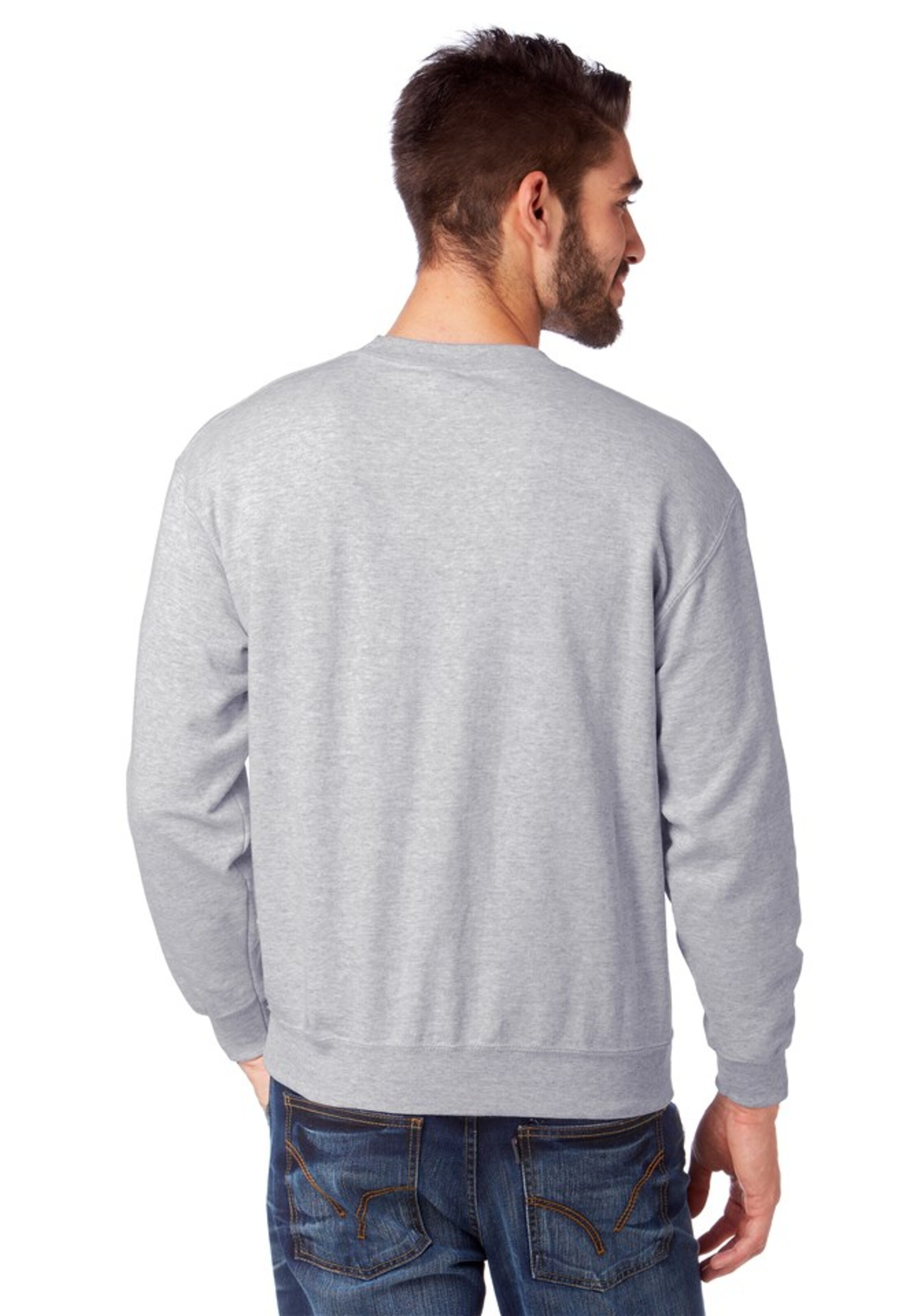 FRUIT OF THE LOOM Sweatshirt in Grau