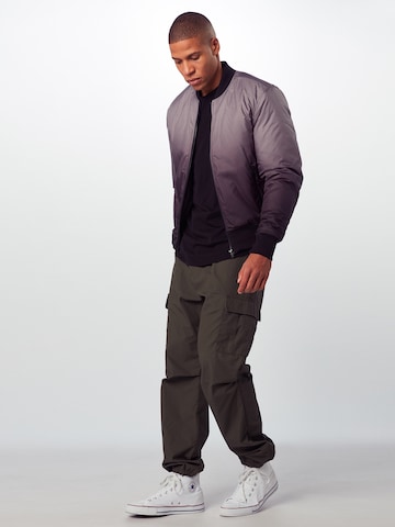 Urban Classics Between-Season Jacket 'GRADIENT' in Purple