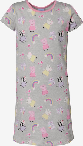 Peppa Pig Nightgown in Grey: front