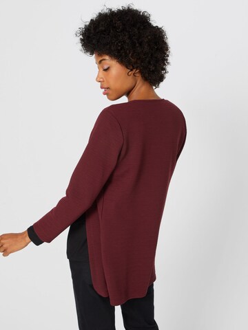 ONLY Knit Cardigan in Red: back