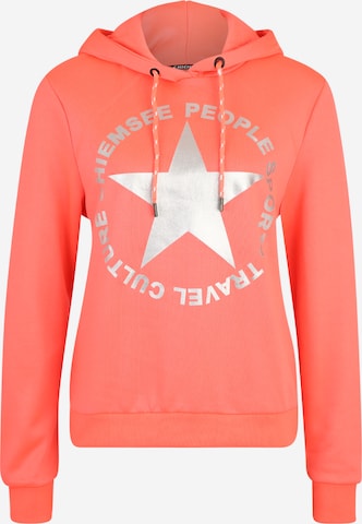 CHIEMSEE Sportief sweatshirt in Roze: voorkant
