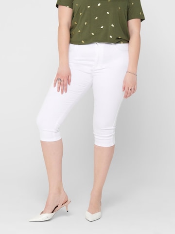 ONLY Carmakoma Skinny Pants in White: front