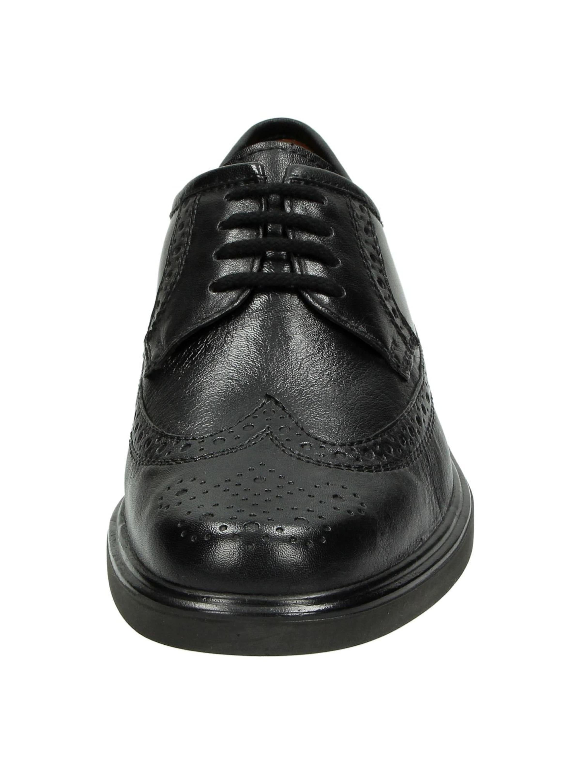 SIOUX Lace-up shoe 'Pacco' in Black