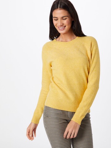VERO MODA Sweater 'VMDoffy' in Yellow: front
