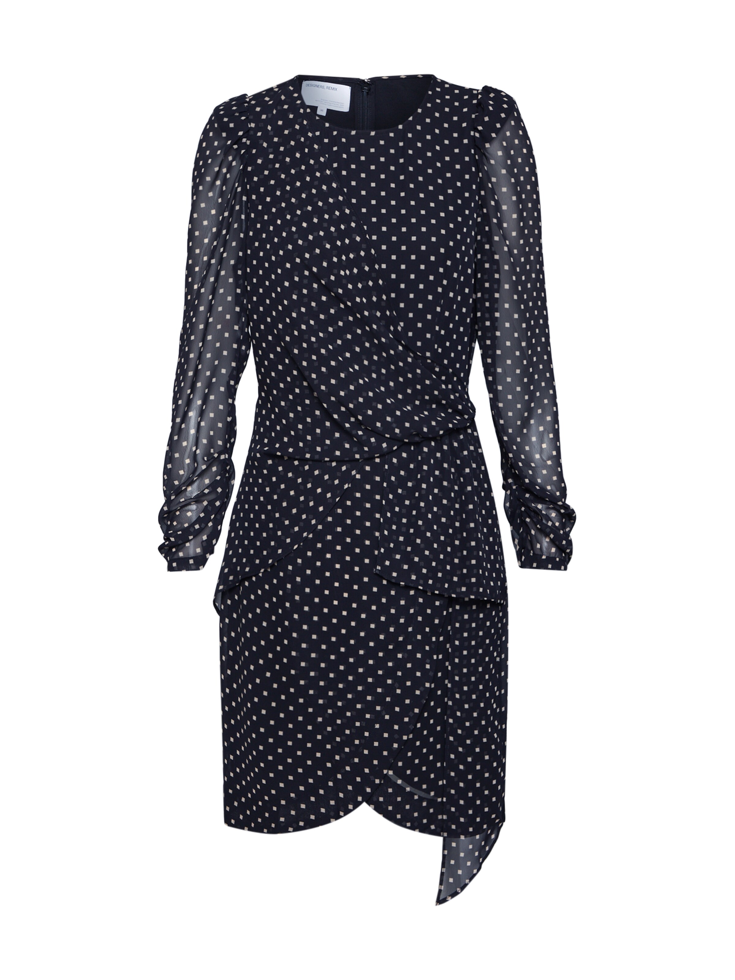 Designers Remix - Cocktailjurk 'Trunte' in de kleur Zwart