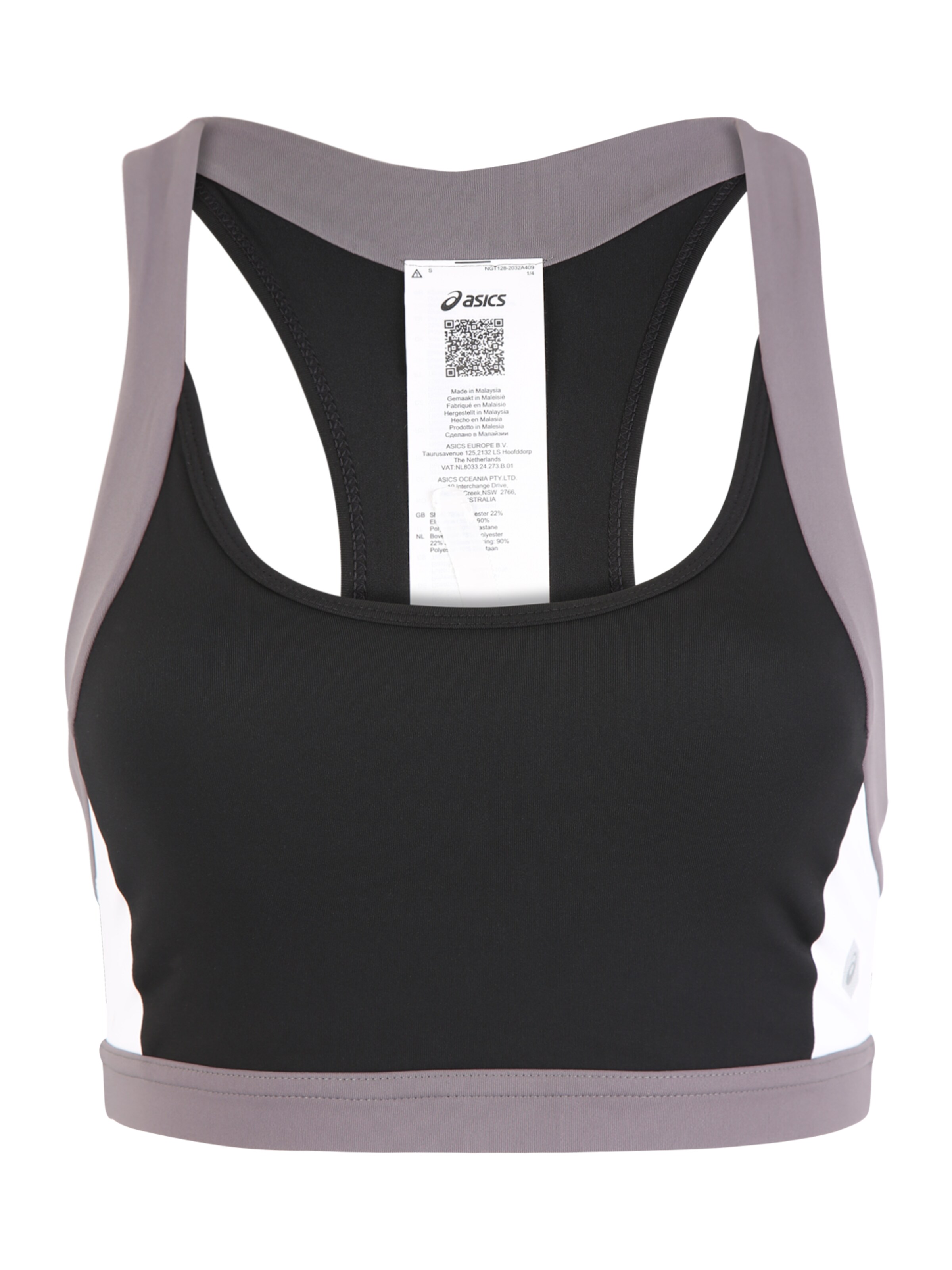 ASICS - Sport bh 'COLOR BLOCK BRA 2' in de kleur Grijs