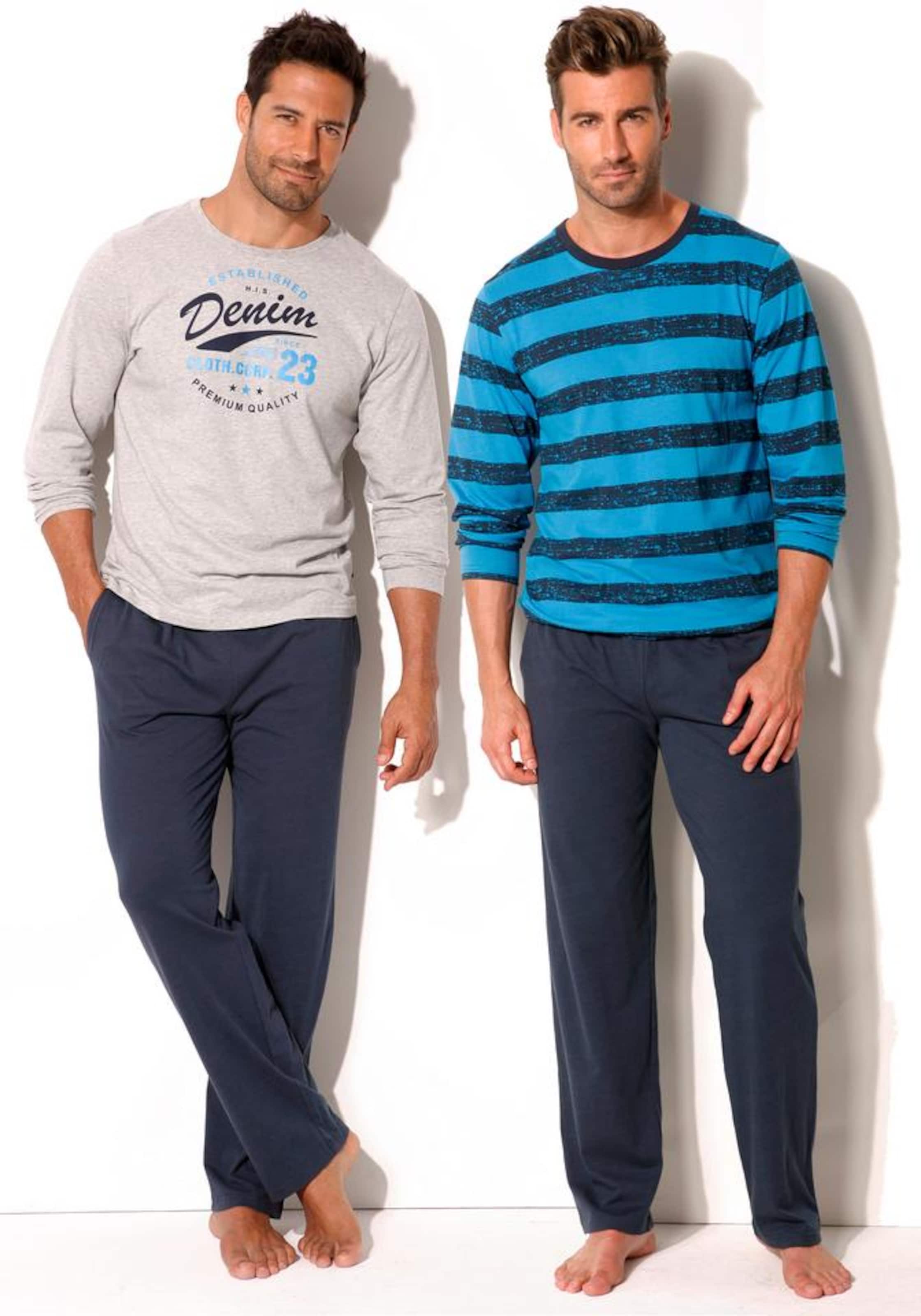 H.I.S Pajamas long in Beige: front