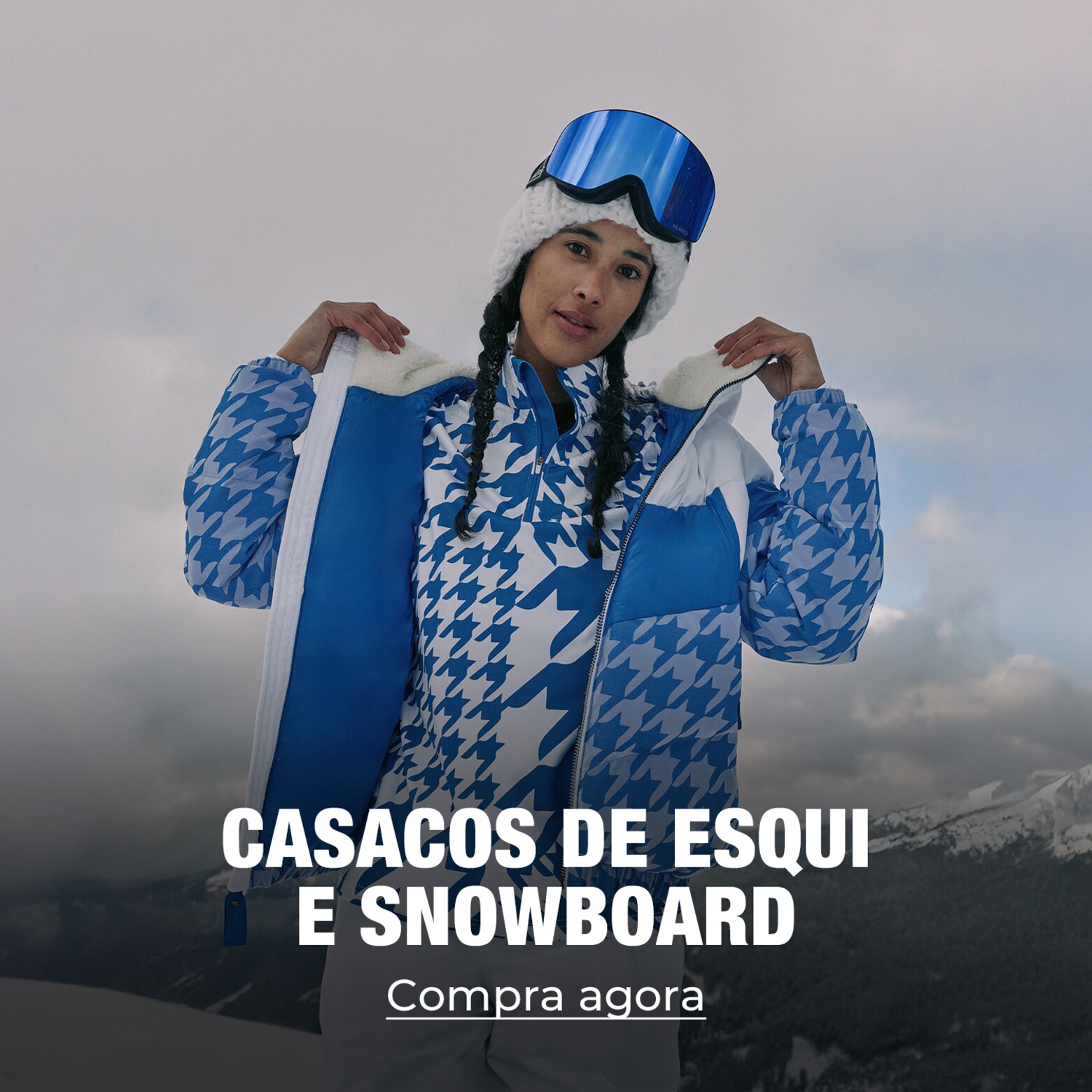 Roupa, equipamento, acessórios e muito mais Os teus artigos essenciais de esqui e snowboard