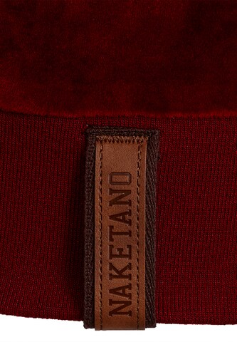 naketano Sweatshirt 'Asgardian Mack' in Rot