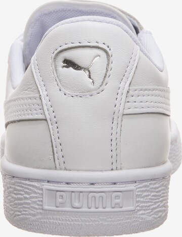 Baskets basses 'Basket Crush Emboss' PUMA en blanc