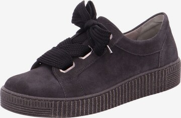 GABOR Lace-Up Shoes in Grey: front