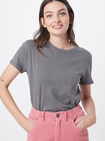 AMERICAN VINTAGE T-Shirt 'Vegiflower' in Grau: Vorderseite
