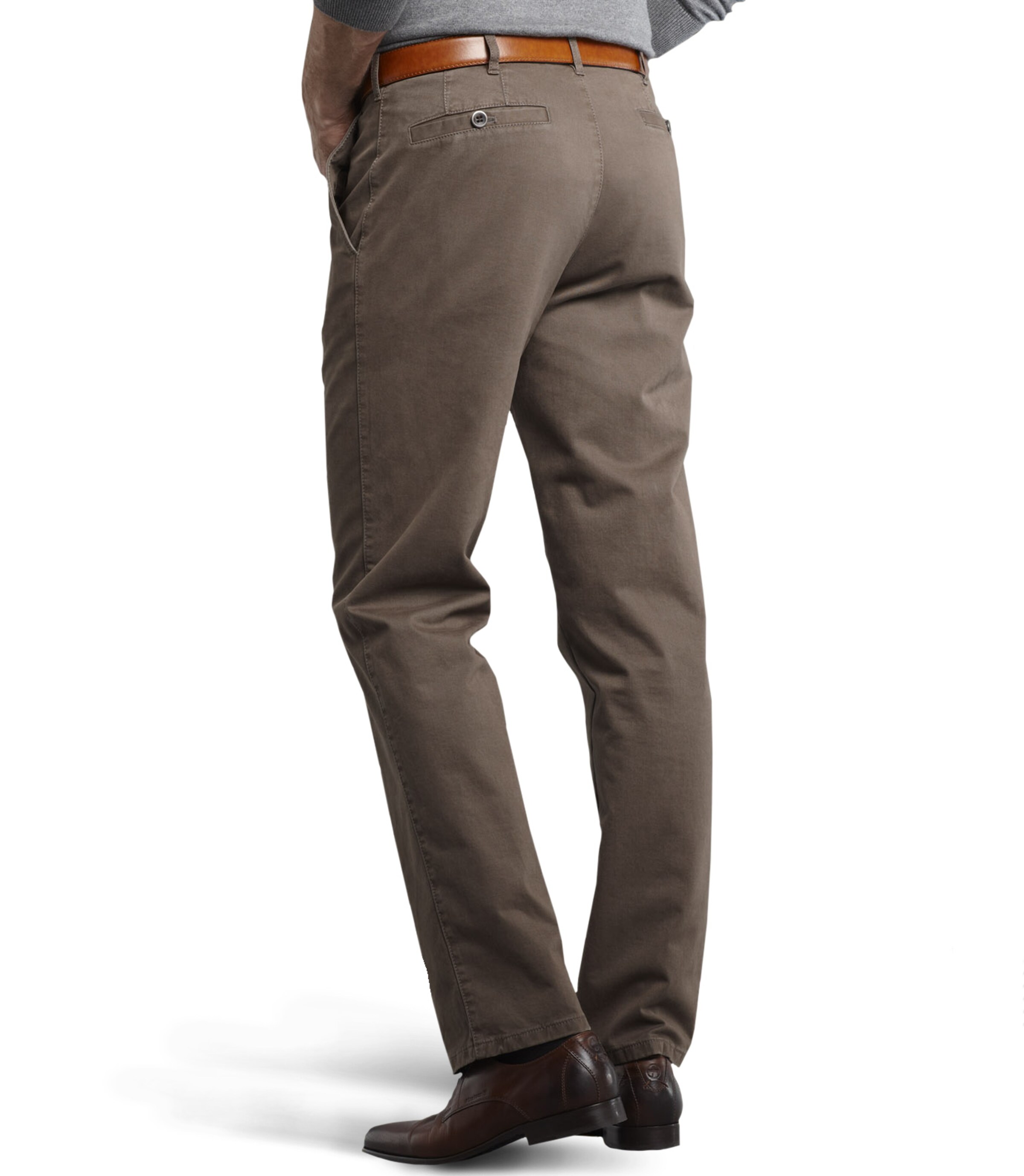 Regular Pantalon chino 'Roma' Meyer Hosen en marron