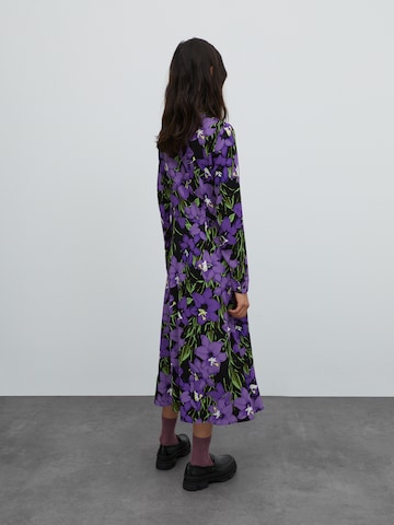 EDITED Shirt dress 'Sallie' in Purple