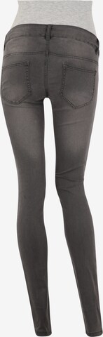 MAMALICIOUS Skinny Jeans in Grey: back