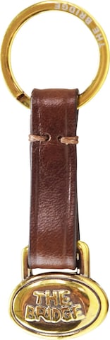 The Bridge Key Ring in Brown: front