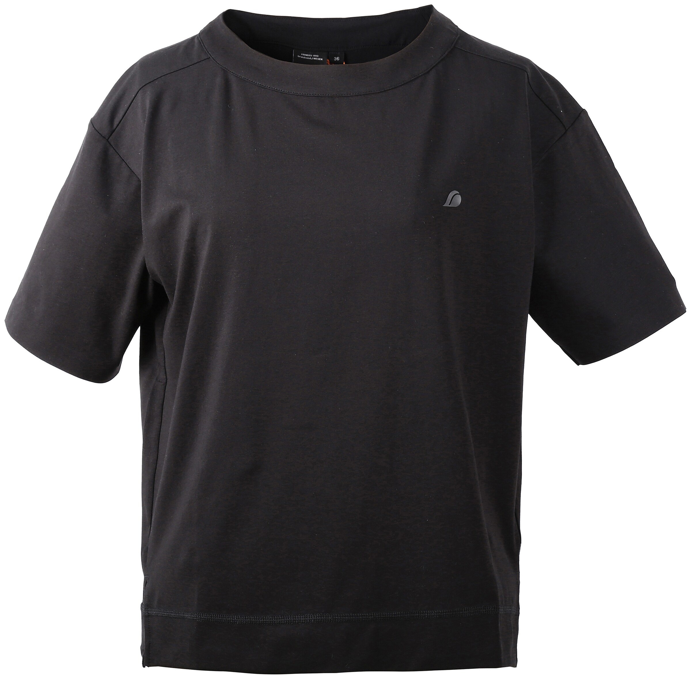 Didriksons - T-Shirt 'Hermine' in schwarz