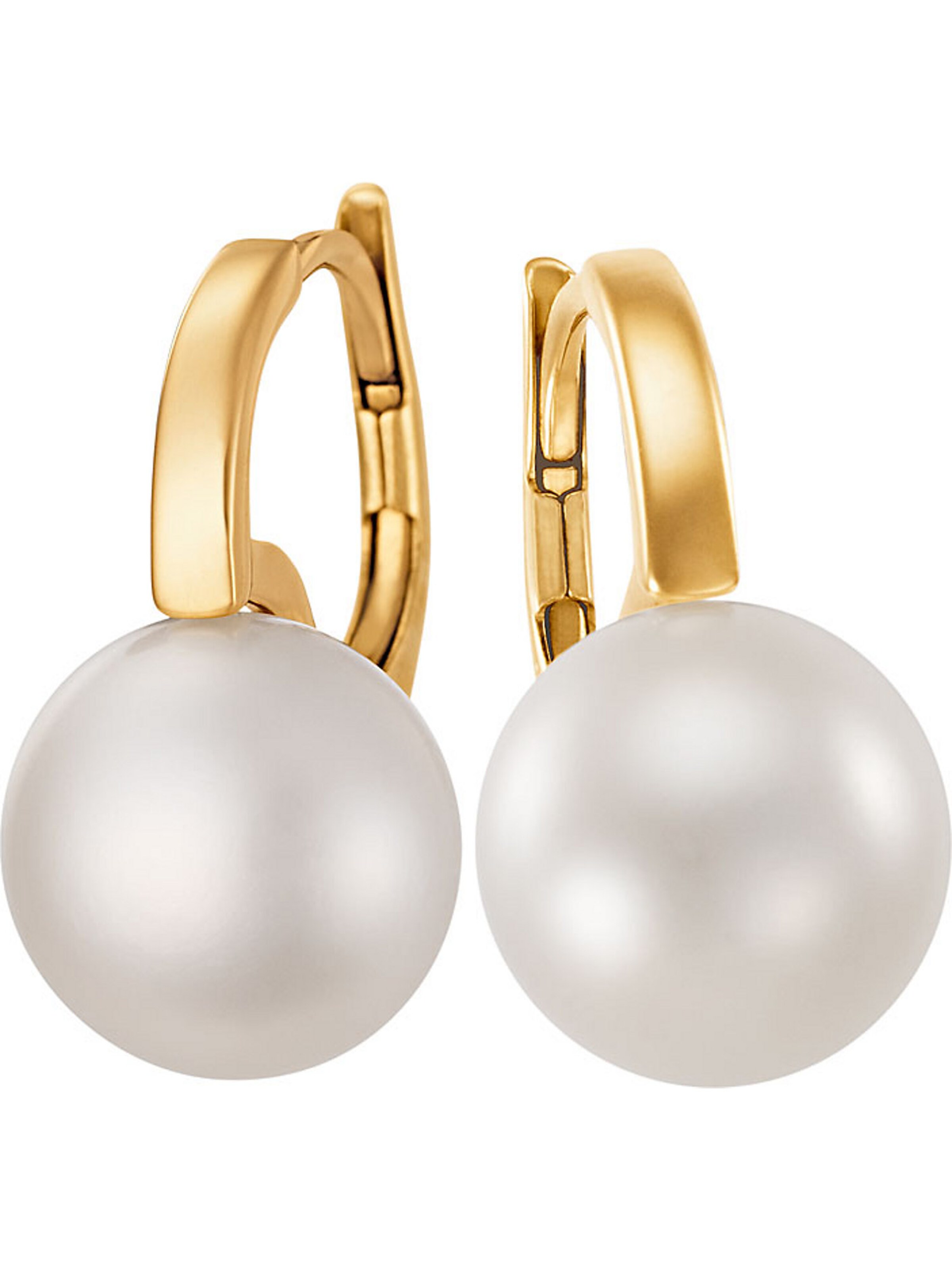 CHRIST Earrings '87481271' in White: front