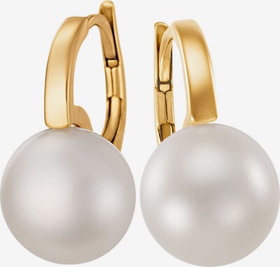 CHRIST Earrings '87481271' in Gold / Pearl white, Item view