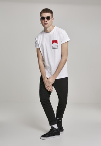 Mister Tee Shirt in White: front