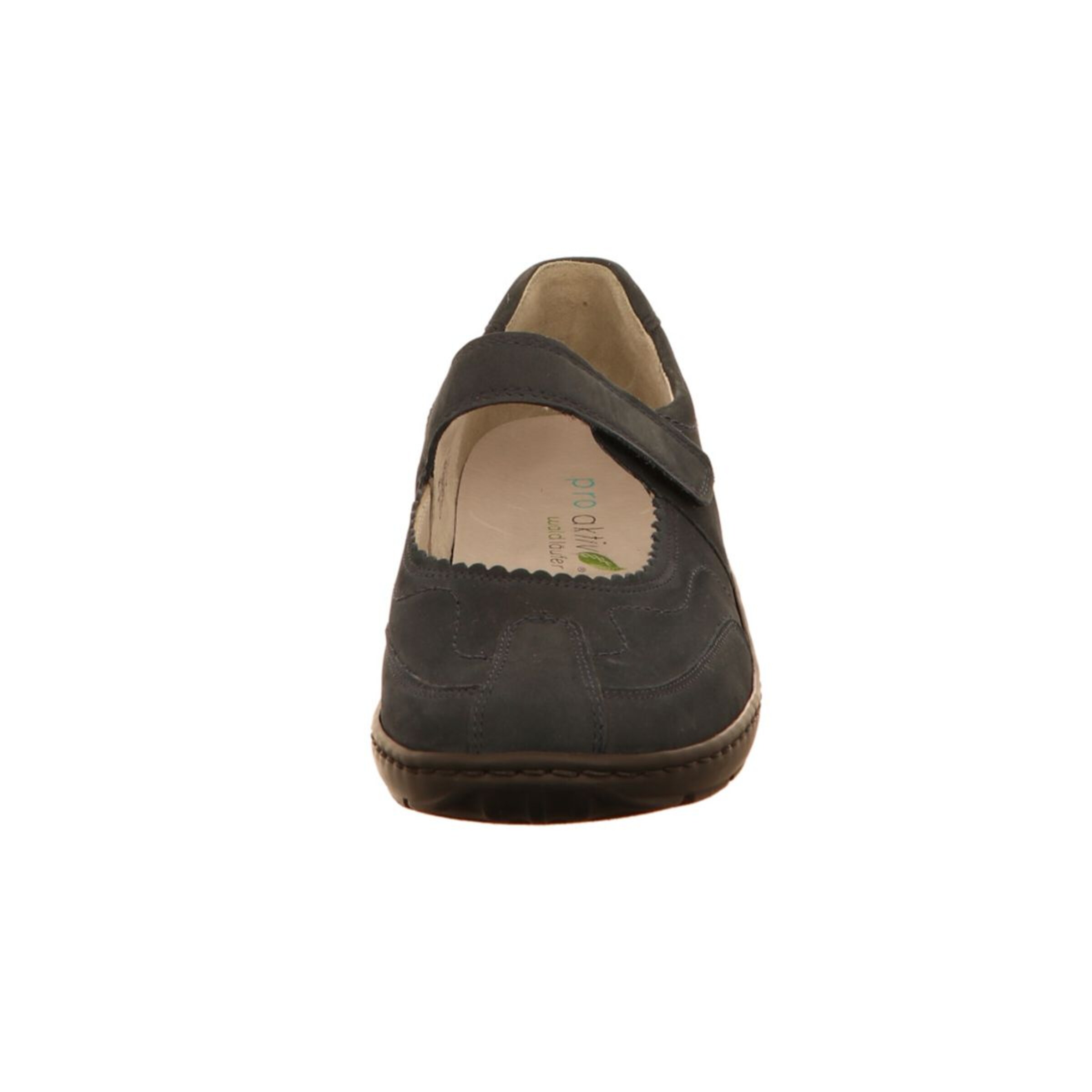 WALDLÄUFER Ballet Flats with Strap 'Henni' in Brown