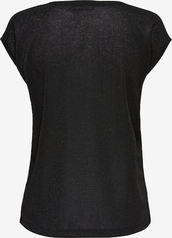 ONLY - Camiseta 'Silvery' en negro