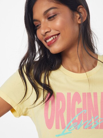 LEVI'S ® Shirt 'The Perfect Tee' in Yellow