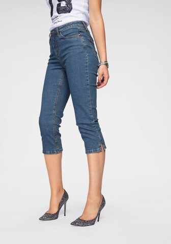 ARIZONA Regular Caprijeans 'Comfort-Fit' in Blau: Vorderseite