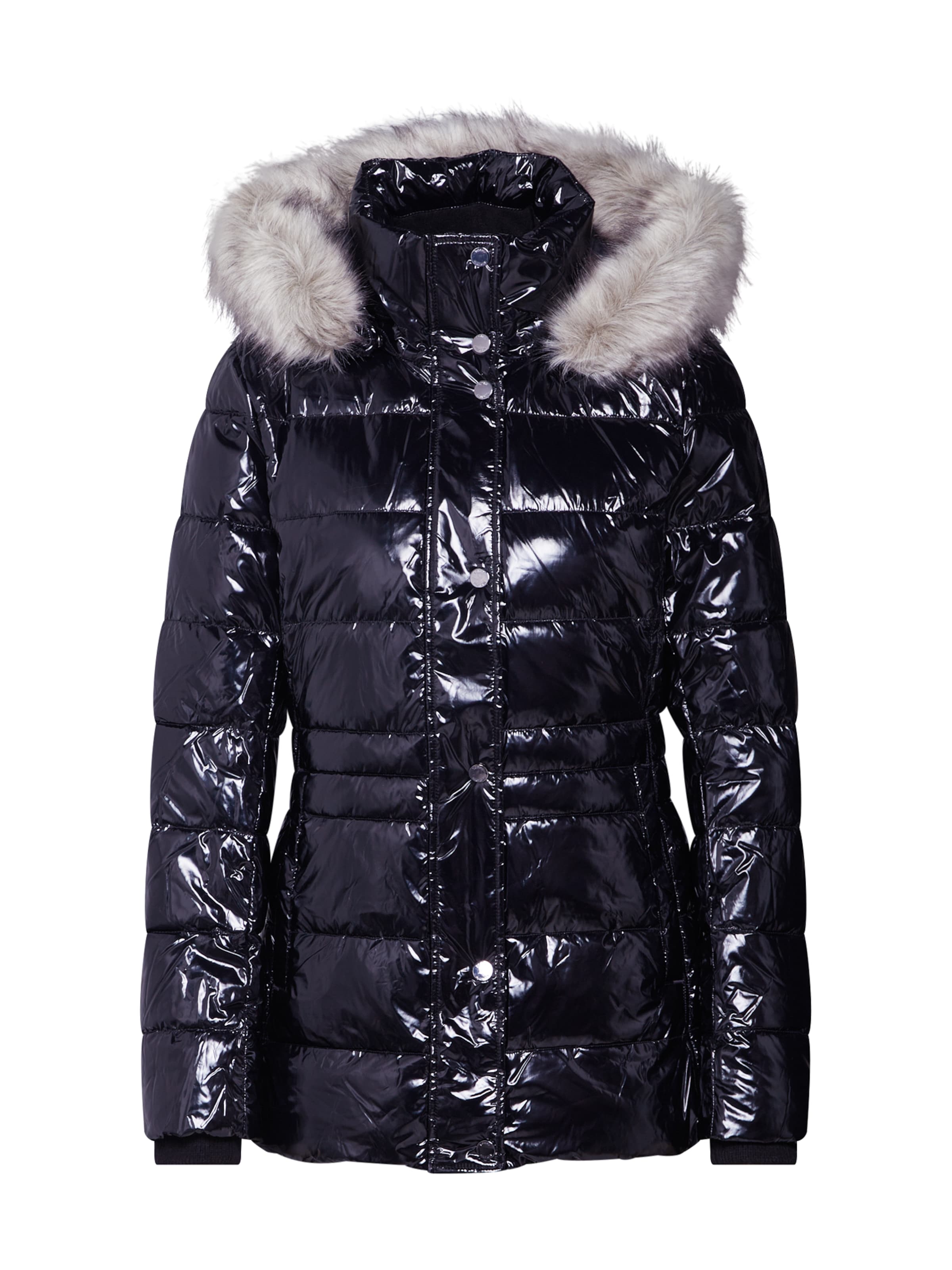 TOMMY HILFIGER - Tussenjas 'NEW TYRA GLOSSY DOWN' in de kleur Zwart