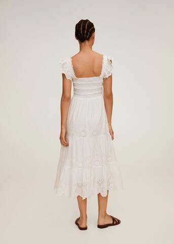 MANGO Kleid 'Viqui' in Weiß