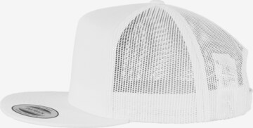 Cappello da baseball 'Classic' di Flexfit in bianco