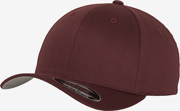 Casquette Flexfit en rouge : devant