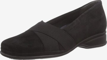 SEMLER Classic Flats in Black: front