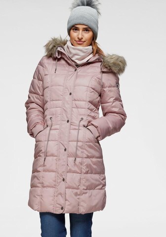 KangaROOS Winter Coat in Pink: front