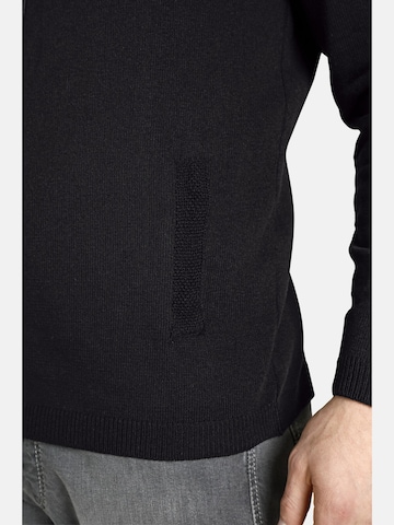 Charles Colby Knit Cardigan 'Earl Thomas' in Black