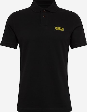 Barbour International Regular Fit Poloshirt 'International Essential' in Schwarz